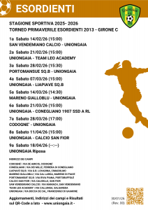 2025-26 UG ESORDIENTI 2013 TORNEO PRIMAVERILE